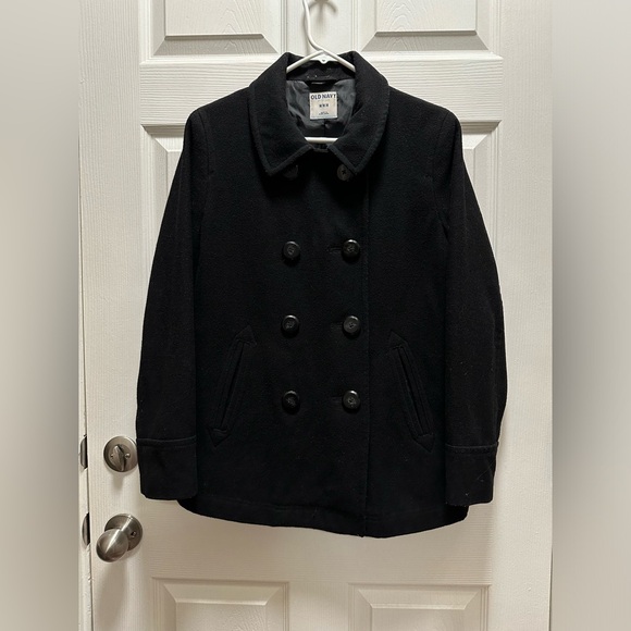 Old Navy Women's Classic Wool-Blend Peacoat | size M - Picture 1 of 7